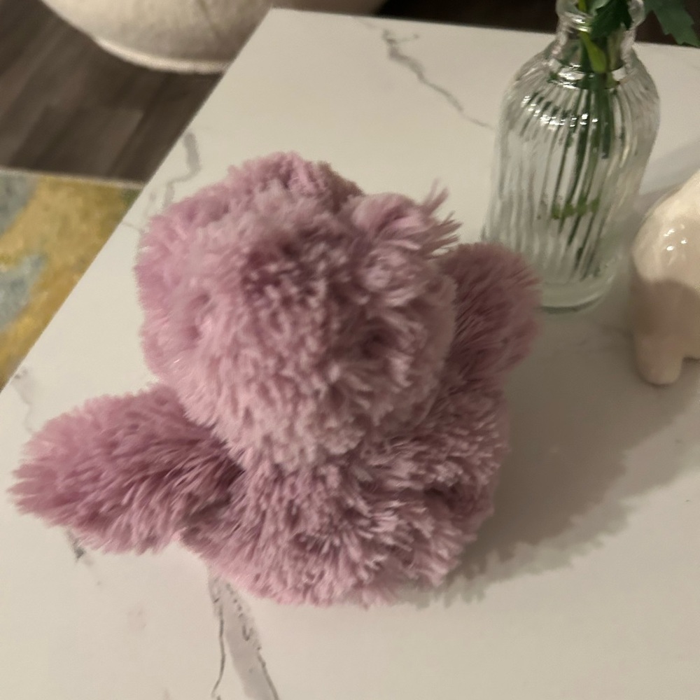 Warmies Little Purple Hippo Plushie - Picture 4 of 6